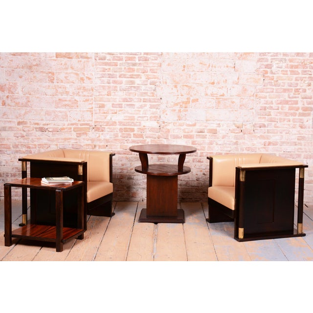 Art Nouveau Mahogany Armchairs from J. Hoffmann, Austria, 1910s, Set of 2 For Sale - Image 14 of 18