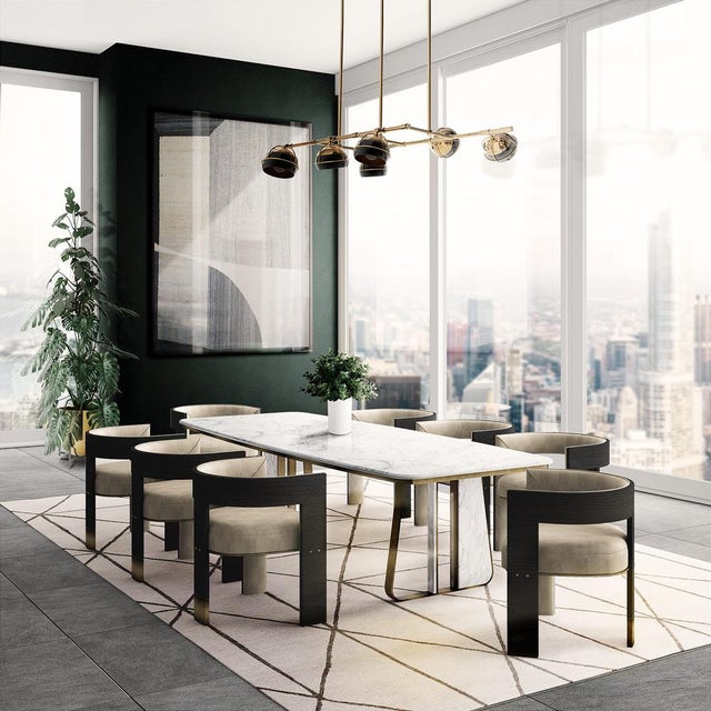 Brooklyn Dining Chairs by Porus Studio, Set of 8 For Sale - Image 12 of 14