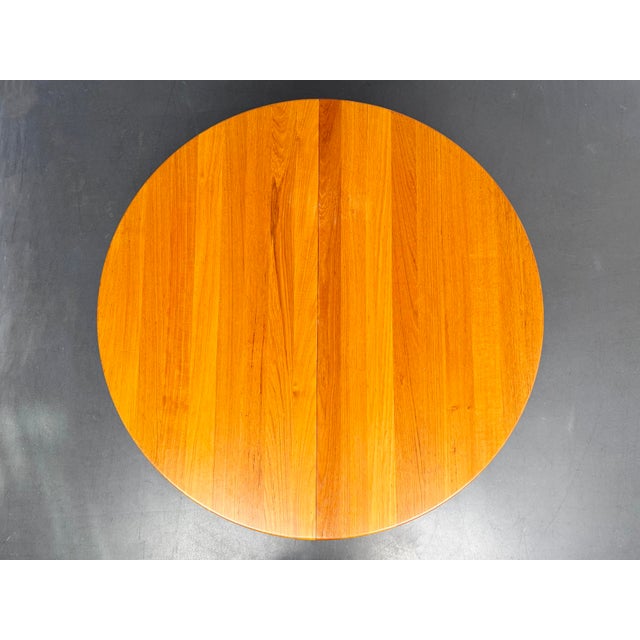 1970s Extendable Dining Table in Teak Wood by Juul Kristensen for Brdr. Juul Kristensen, Denmark, 1970s For Sale - Image 5 of 13