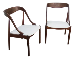Johannes Andersen for Richbilt Mid Century Modern Dining Chairs a Pair 6058