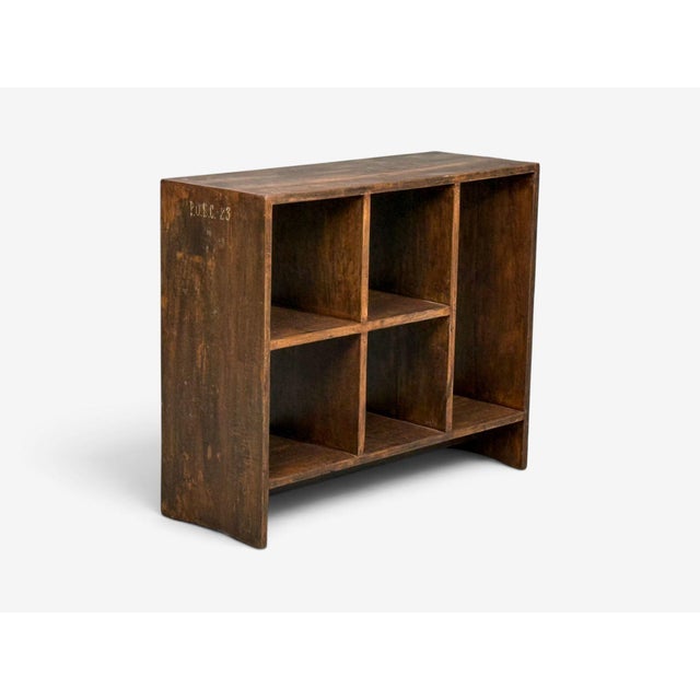 Mid-Century Modern Pierre Jeanneret, 5-Hole File Rack or Bookcase, Teak, Chandigarh, 1960s For Sale - Image 3 of 10