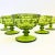Mid 20th Century Mid 20th Century Mid Century Modern Indiana Glass Green Coupe Glasses - Set of 6 For Sale - Image 5 of 10