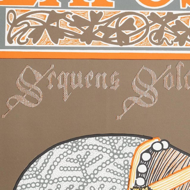 Brown Fourth Exhibition of the Círcol De Sant Lluch Poster, 1969 For Sale - Image 8 of 11