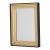 19th Century France Black & Gilded Patinated Wooden Mirror For Sale