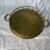 Metal Brass Faux Bamboo Handled Serving Drinks Trays 1950s - Pair For Sale - Image 7 of 8