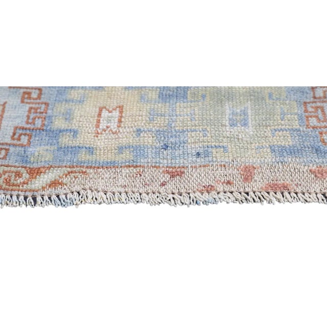 Navy Blue Antique Turkish Rug 3'3'' x 4'9'' For Sale - Image 8 of 12