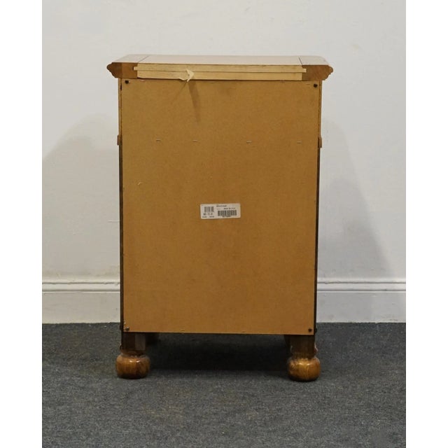 Stanley Furniture Quarter Sawn Oak Victorian Inspired 22" Cabinet Nightstand 502-13-81 For Sale - Image 11 of 13