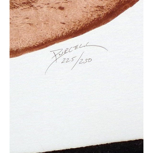 Rustic Roy Purcell "The Old Homestead" Signed Numbered Art Etching 1980 For Sale - Image 3 of 5