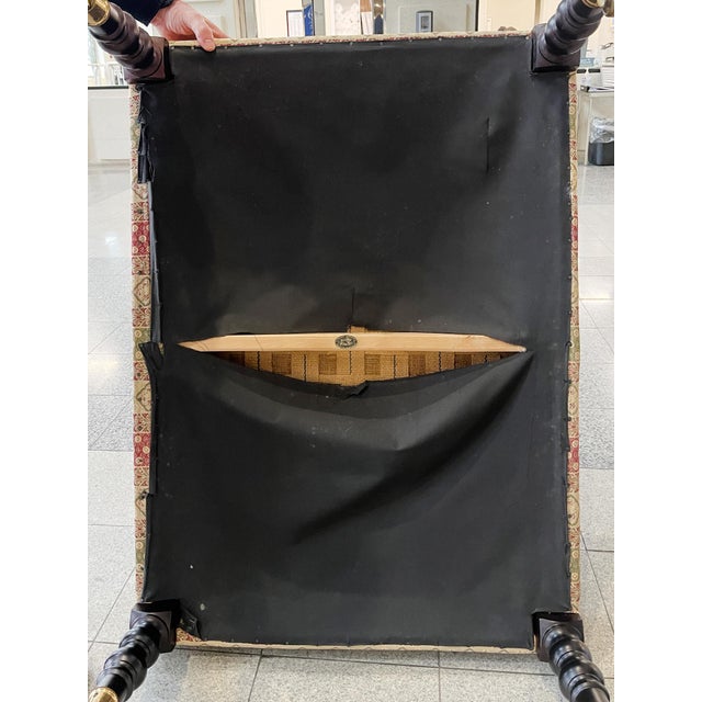 Vintage George Smith Ottoman For Sale - Image 9 of 10