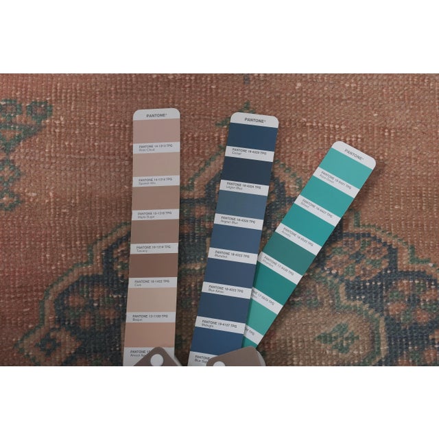 Turkish Handmade Runner - Gold Extra Long Stair Rug 2'6'' X 22'2'' For Sale - Image 9 of 11