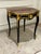 French 1960s Louis XV Style Side Table Gilt Bronze Accent, Custom Made For Sale - Image 3 of 10