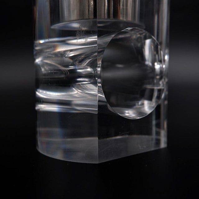 Vintage Acrylic Glass Table Lighter from Ronson, 1970s For Sale - Image 5 of 11