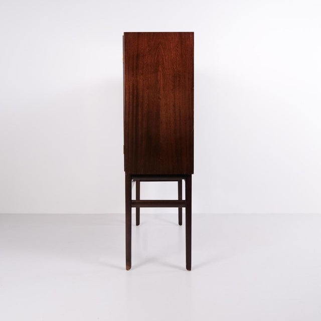 Wood Mahogany Cabinet from Poul Jeppesens Møbelfabrik, 1960 For Sale - Image 7 of 10