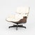 1964 Authentic Herman Miller Eames Lounge Chair & Ottoman in Brazilian Rosewood & White Leather For Sale - Image 10 of 12