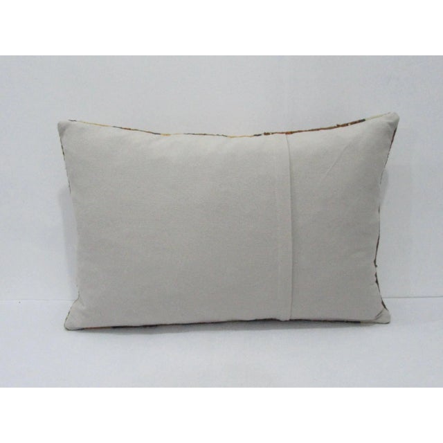Traditional Decorative Wool Kilim Pillow For Sale - Image 3 of 4