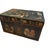 Early 20th Century Vintage Black Chinese Lacquered Wood Blanket Chest With Hand-Painted Figural Scenes. For Sale - Image 5 of 8