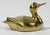 Vintage Brass Duck Paper Weight For Sale - Image 4 of 6