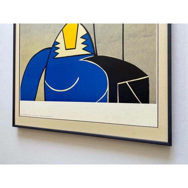 Roy Lichtenstein Vintage 1969 Framed Pop Art Lithograph