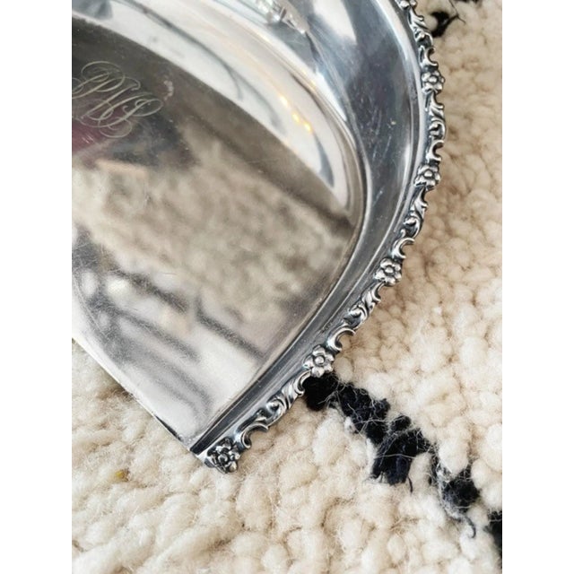 Tiffany and Co. Victorian Era Silver Plated Tiffany & Co Crumber Dust Pan For Sale - Image 4 of 9