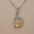 2020s 2.3Ct Ethiopian Pendant With Earth Mined Diamond Accents: Solid 14k Gold, 10x8mm For Sale - Image 5 of 8