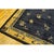 1930s Navy Floral Deco Antique Chinese Peking Knotted Wool Rug 8'2" X 9'8" For Sale - Image 10 of 12