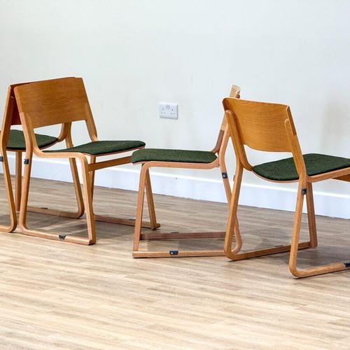 Theo Chairs in Light Oak from Chorus, Set of 4 For Sale - Image 4 of 16