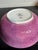 Pink Vintage Fornasetti Style Pink Splash Luster Serving Bowl For Sale - Image 8 of 9