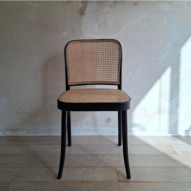 No. 811 Prague Chairs by Josef Hoffmann for Ligna, 1970s, Set of 4 For Sale - Image 6 of 12