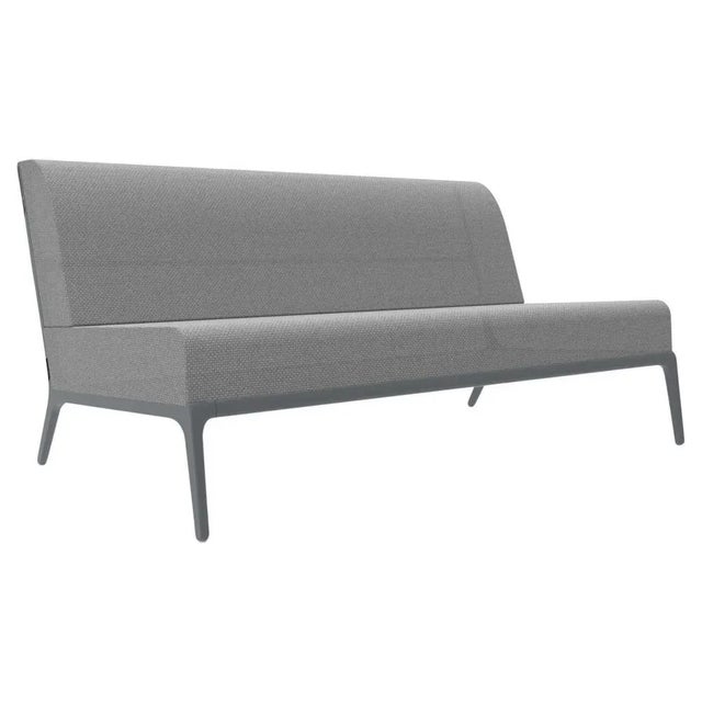 Metal Xaloc Central 160 Gray Sofa by Mowee For Sale - Image 7 of 7