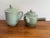 Ceramic Asian Celadon Tea Pot and Cup, Set of 2 For Sale - Image 7 of 7