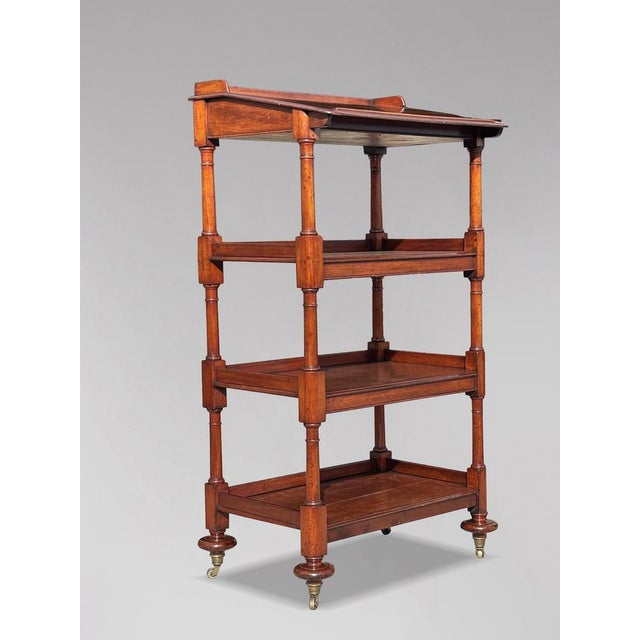 Antique George IV Mahogany Whatnot, 1820 For Sale - Image 10 of 10