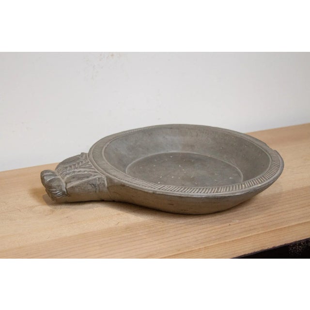 1960s Carved Stone Southern Indian Bowl For Sale - Image 5 of 6