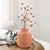 Orange Richland Embossed Peach Vase- Small For Sale - Image 8 of 10