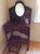 20th Century Chinese Burl Wood and Blackwood Dressing Table with Stool - 2 Pieces For Sale In San Francisco - Image 6 of 12