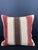 Turkish Hemp Pillow Cushion Natural Beige Red Cushion Cover 20x20 For Sale - Image 4 of 4