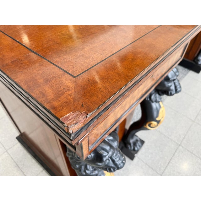 Early 19th Century Regency Mahogany Sideboard With Ebony Inlays For Sale - Image 9 of 18