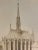 Wonderful 19th century French photo of La Seinte-Chapelle in Paris with its extraordinary spire and rooftops. Formerly...