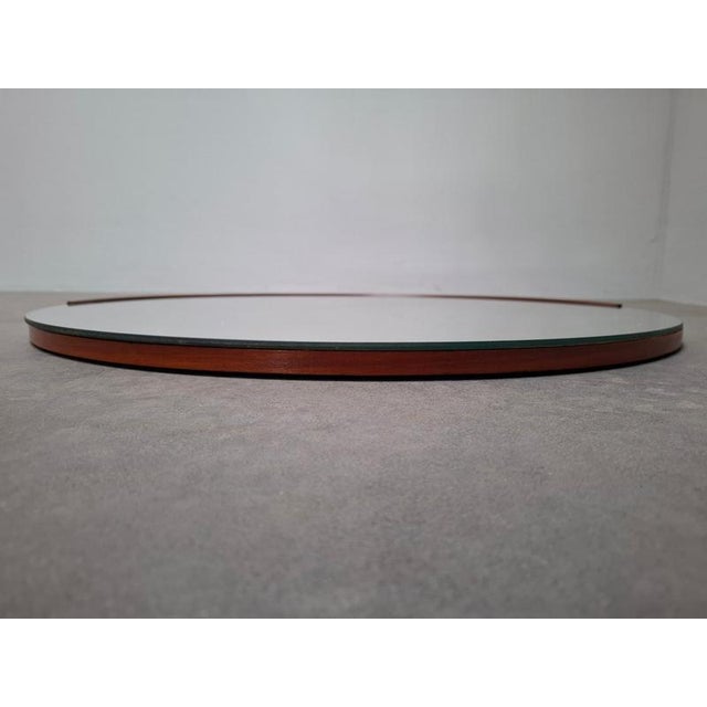 Vintage Czechoslovakian Round Wall Mirror, 1970s For Sale - Image 9 of 15