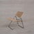 Mid-Century Linen and Chrome Cox Folding Chair from Niels Gammelgaard, 1970s For Sale - Image 4 of 9