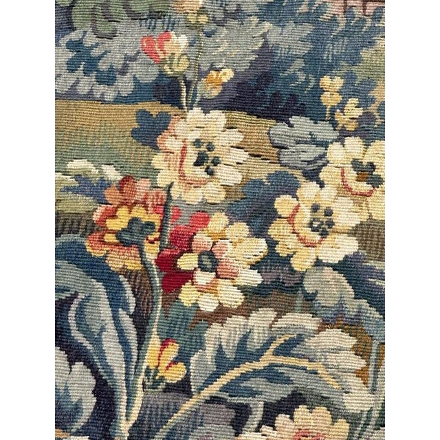Vintage French Aubusson Tapestry, 1940s For Sale - Image 15 of 18