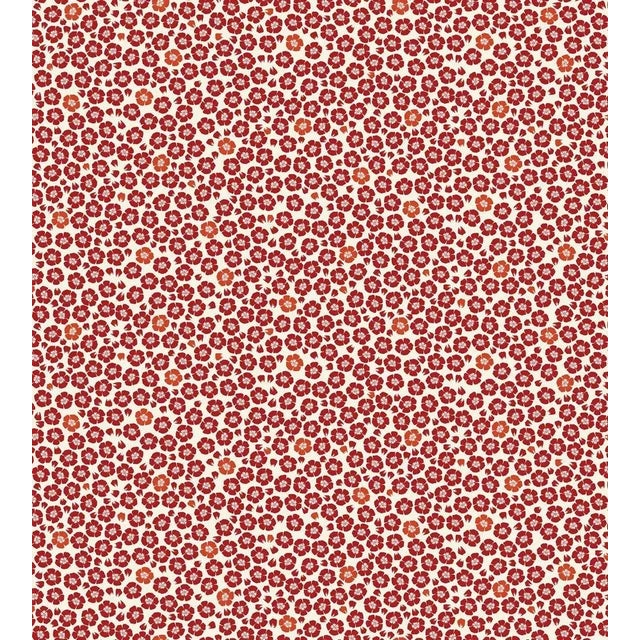 Sample - Jean Paul Gaultier for The House of Scalamandré Coquelicot Wallcovering, Rouge For Sale