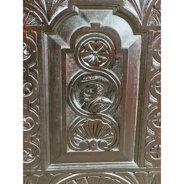 Antique 18th Century Charles II Style Mule Chest Maybe Irish or Scottish For Sale - Image 11 of 16