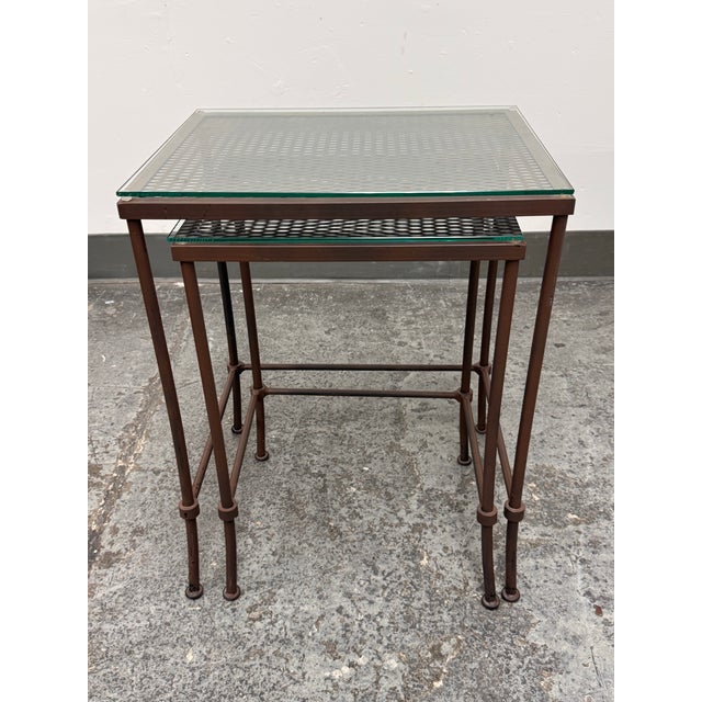 Contemporary Nesting Tables, Set of Two For Sale In San Francisco - Image 6 of 12