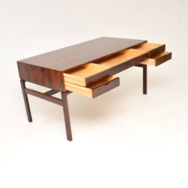 1960s Vintage Danish Desk attributed to Arne Wahl Iversen for Vinde Møbelfabrik, 1960 For Sale - Image 5 of 14