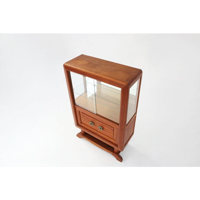 Art Deco Vitrine Cabinet by Gaston Poisson, 1940s For Sale - Image 9 of 13