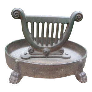 Antique Continental Neoclassical Style Iron Boot Scraper