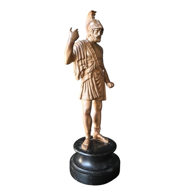 Italian Artist, Grand Tour Sculpture Representing Mars, 19th Century, Bronze For Sale - Image 5 of 9