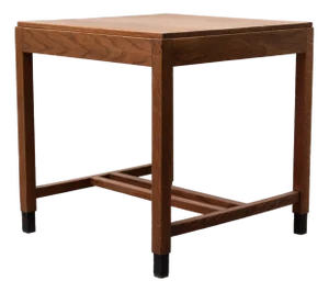 Dutch Art Deco Amsterdamse School Oak Writing Table, 1930s