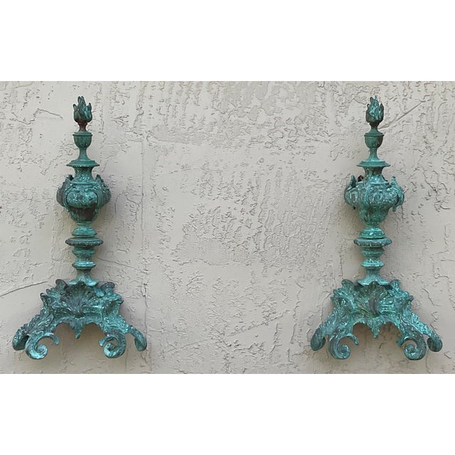 One-of-a-Kind Ornate Bronze Wall Sculptures – Antique Architectural Salvage For Sale - Image 10 of 15