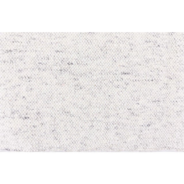 Contemporary Alpine Handmade in Natural Lambswool Runner by Doris Leslie Blau For Sale In New York - Image 6 of 7